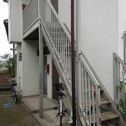 あきる野市,アパート外壁塗装　ファインSi(日本ペイント)